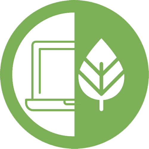 Green Website Digital Logo